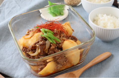 甘辛の肉じゃが
