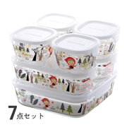パック&レンジ(絵柄入り) 7点セット