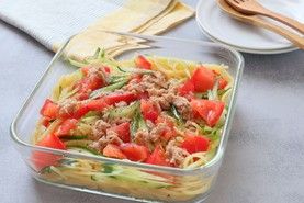 トマトの冷製パスタ