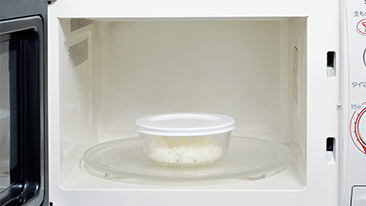 冷凍ご飯は、耐熱ガラス保存容器が◎