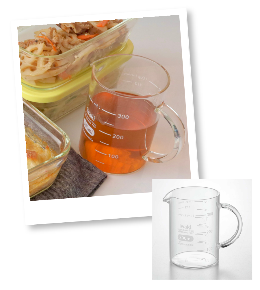 把手付メジャーカップ300ml