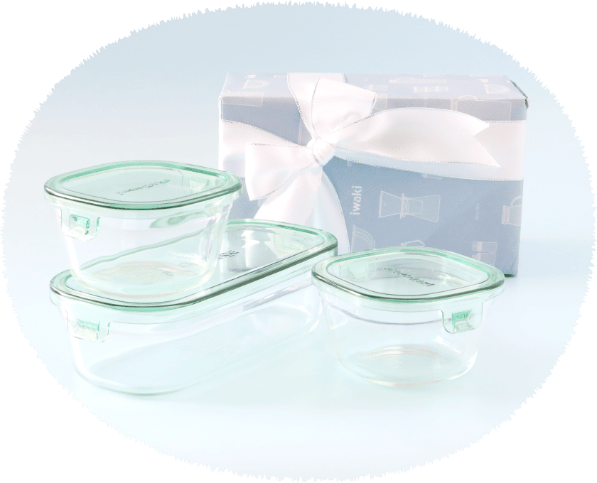 パック&レンジ 3点セット（グリーン）