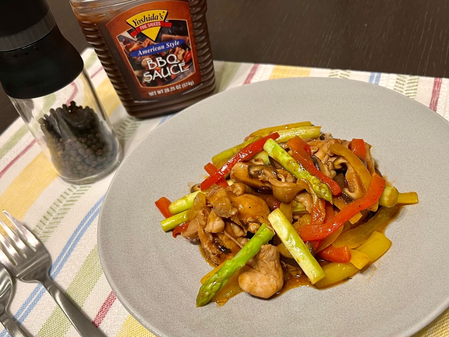 電子レンジで照り焼きチキン