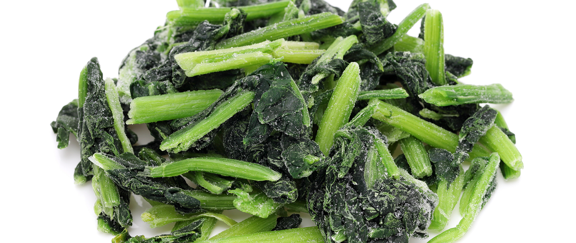 ほうれん草は保存容器に入れて冷凍しよう